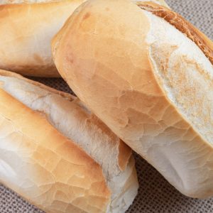 Macro detail of french bread